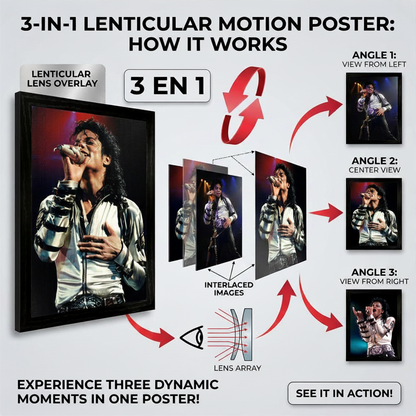 Poster Lenticular 3D Rey Pop